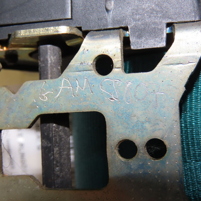 Ceinture arrière gauche occasion CITROEN BERLINGO I Phase 2 11-2002->10-2010 1.9 D 4