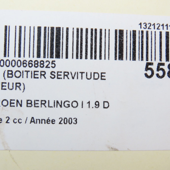 occasion CITROEN BERLINGO I Phase 2 11-2002->10-2010 1.9 D 8