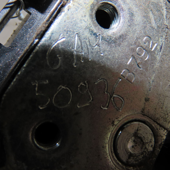 Serrure porte avg occasion FIAT 500 II 500 II Phase 1 2007-07-01->2016-03-31 1.2i 69ch 52191863 4