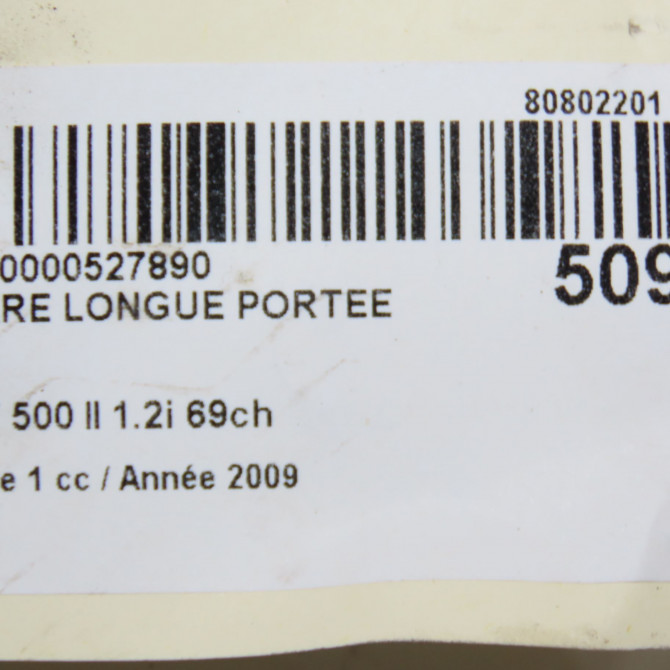 Phare longue portee avant gauche occasion FIAT 500 II 500 II Phase 1 2007-07-01->2016-03-31 1.2i 69ch 5