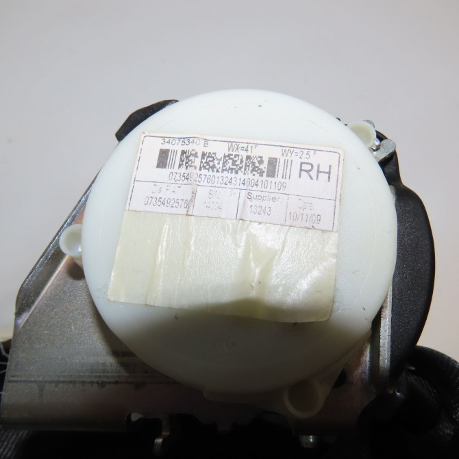 Ceinture arrière droite occasion FIAT 500 II 500 II Phase 1 2007-07-01->2016-03-31 1.2i 69ch 735492576 4