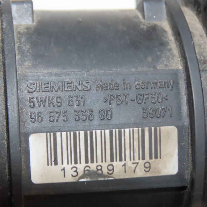 Debimetre air occasion CITROEN C3 I Phase 1 04-2002->10-2005 1.4 HDI 70ch 1920EK 5