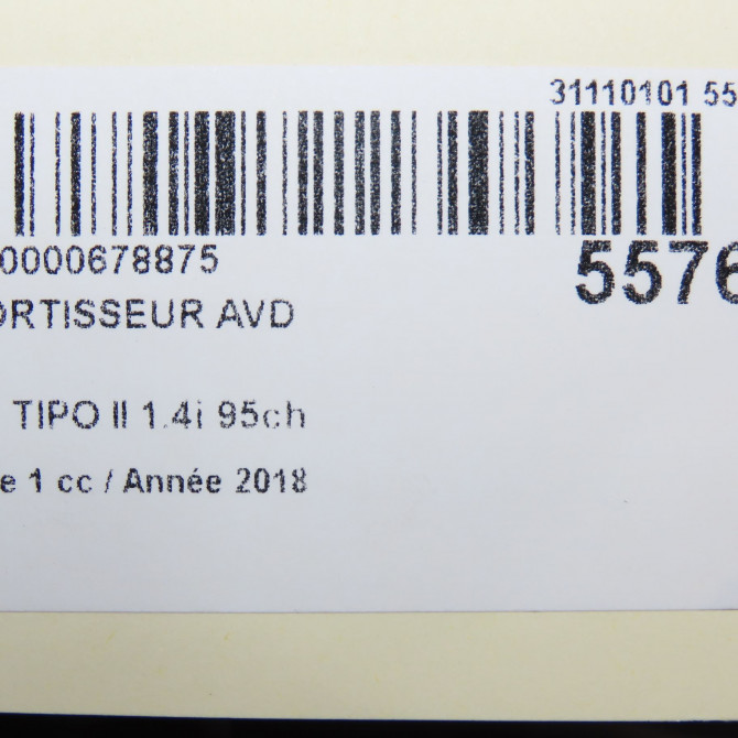 Amortisseur avant droit occasion FIAT TIPO II Phase 1 12-2015->... 1.4i 95ch 52170568 7