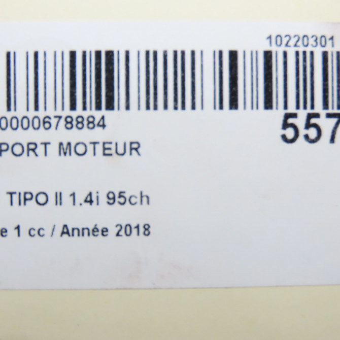 Support moteur occasion FIAT TIPO II Phase 1 12-2015->... 1.4i 95ch 5