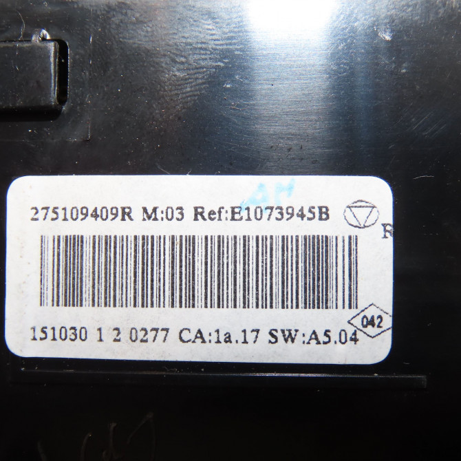Commande de chauffage occasion RENAULT SCENIC III Phase 3 04-2013->... 1.5 DCI 110ch 275109409R 5