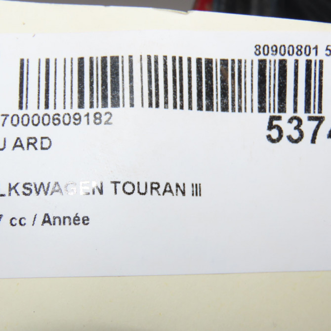 Feu arrière droit occasion VOLKSWAGEN TOURAN III Phase 1 06-2015->... 5TA945096D 6