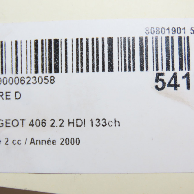 Phare droit occasion PEUGEOT 406 Phase 2 04-1999->04-2004 2.2 HDI 133ch 6205V2 6