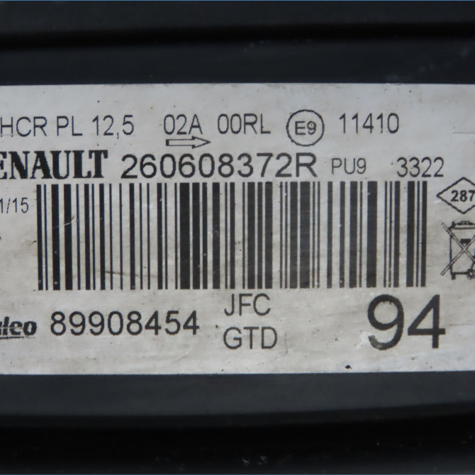 Phare gauche occasion RENAULT ESPACE V Phase 1 02-2015->... 1.6 DCI 160ch 260605615R 6