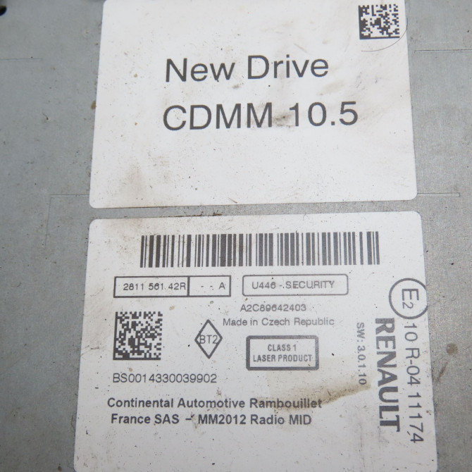 Autoradio occasion RENAULT SCENIC III Phase 3 04-2013->... 1.6Dci 130ch 281158348R 4