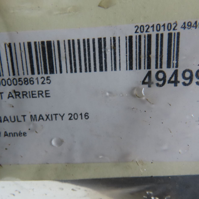 Pont arriere occasion RENAULT MAXITY 7