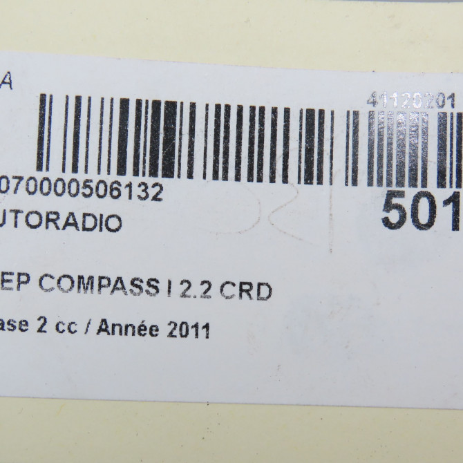 Autoradio occasion JEEP 146 Phase 1 04-1995->04-1999 2.2 CRD 136ch 7