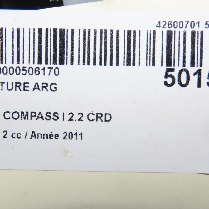 Ceinture arrière gauche occasion JEEP 146 Phase 1 04-1995->04-1999 2.2 CRD 136ch 4