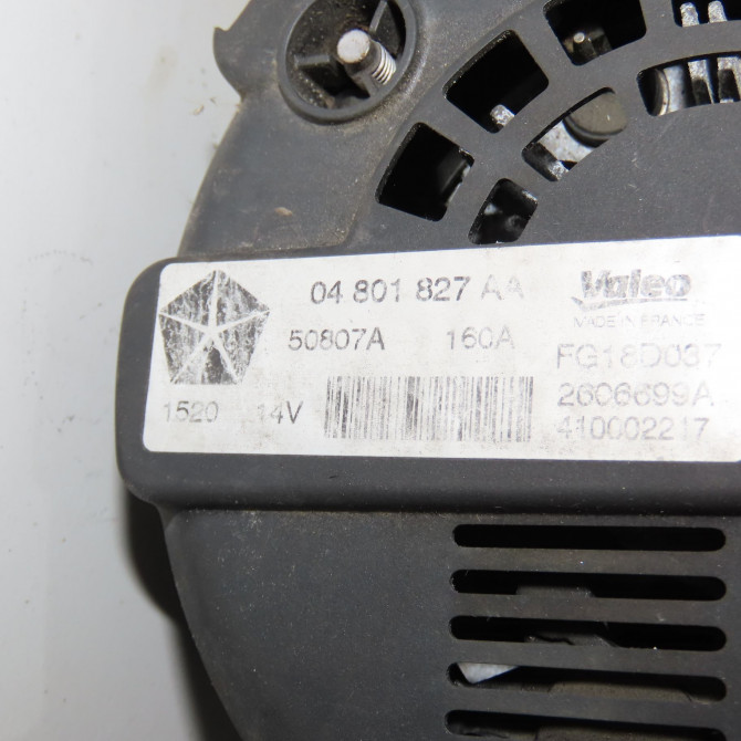 Alternateur occasion JEEP 146 Phase 1 04-1995->04-1999 2.2 CRD 136ch 6