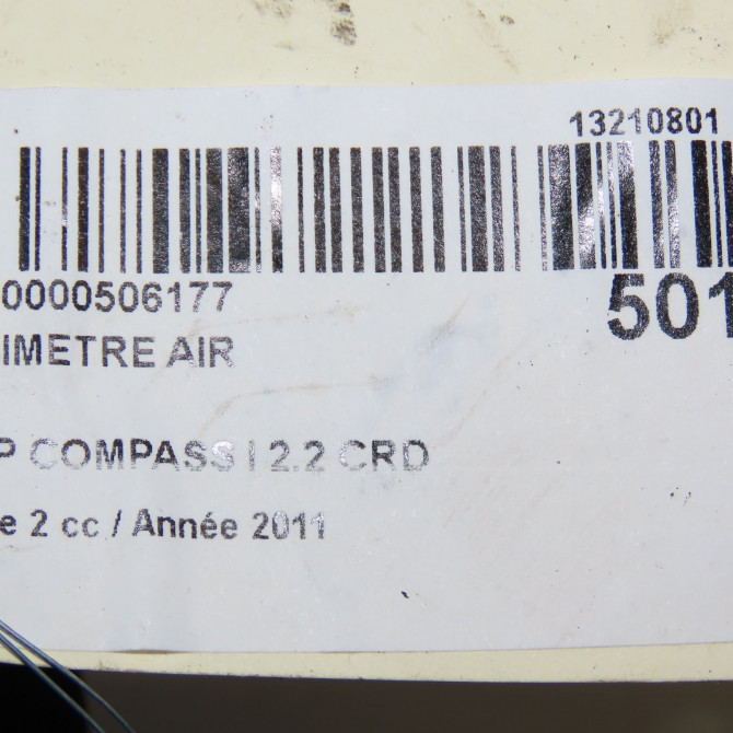 Debimetre air occasion JEEP 146 Phase 1 04-1995->04-1999 2.2 CRD 136ch 6