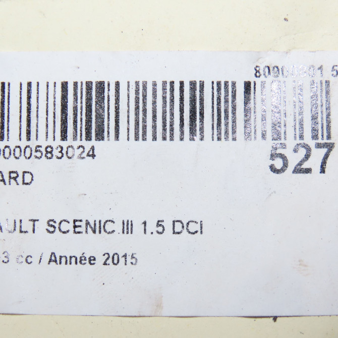 Feu arrière droit occasion RENAULT SCENIC III Phase 3 04-2013->... 1.5 DCI 110ch 265508247R 5