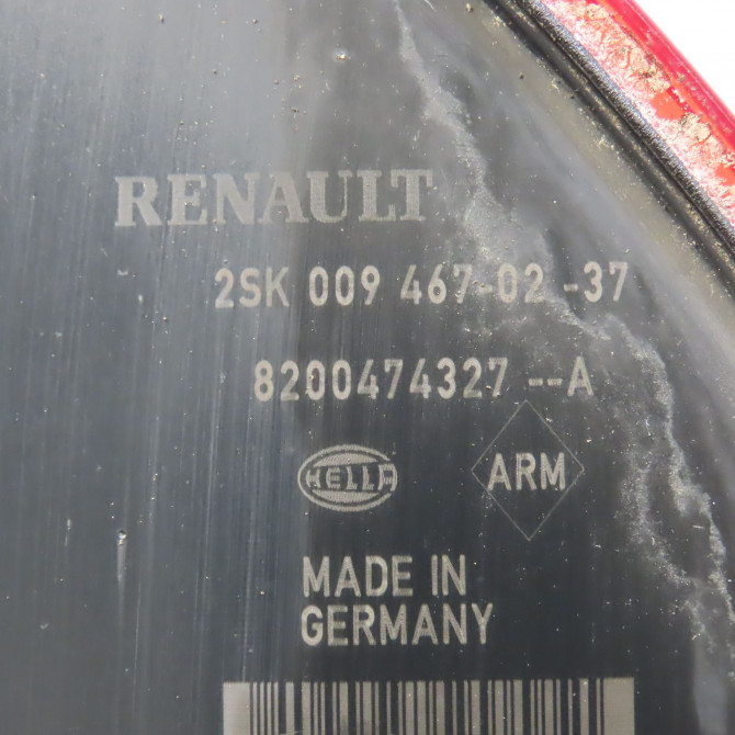 Feu arrière droit occasion RENAULT SCENIC II Phase 1 03-2004->09-2006 1.9 DCI 130ch 8200474327 5