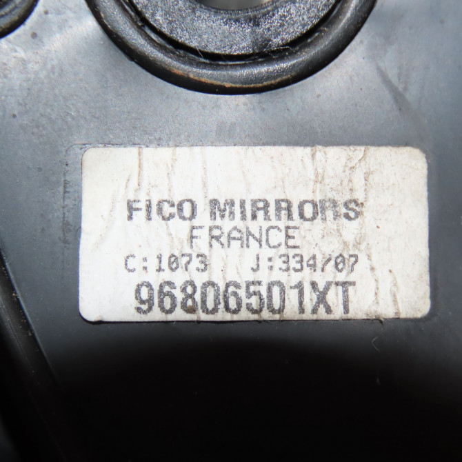 Retroviseur exterieur electrique droit occasion PEUGEOT 207 Phase 1 SW 07-2007->03-2013 1.6 HDI 90ch 8149ZH 5