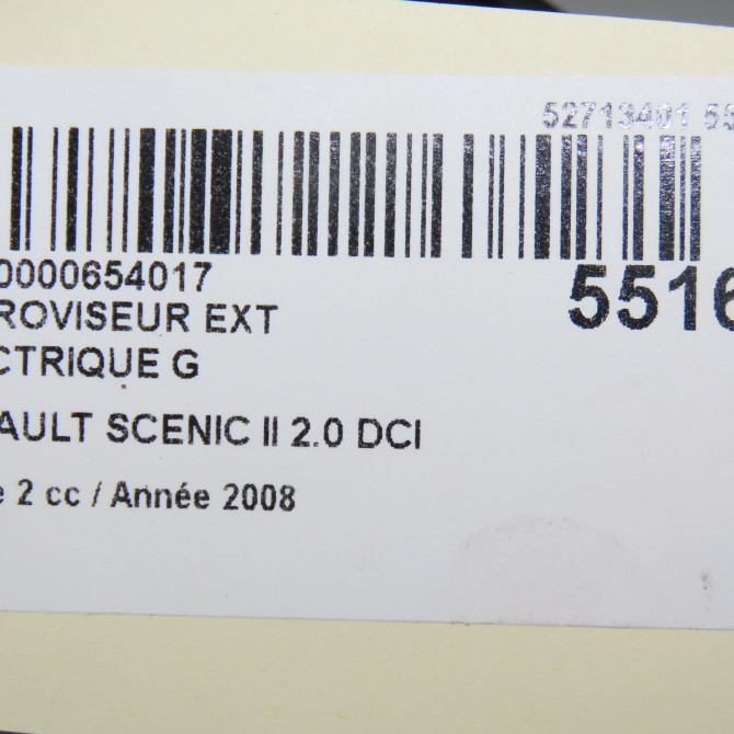 Retroviseur exterieur electrique gauche occasion RENAULT SCENIC II Phase 2 09-2006->04-2009 2.0 DCI 150ch 7701055999 6
