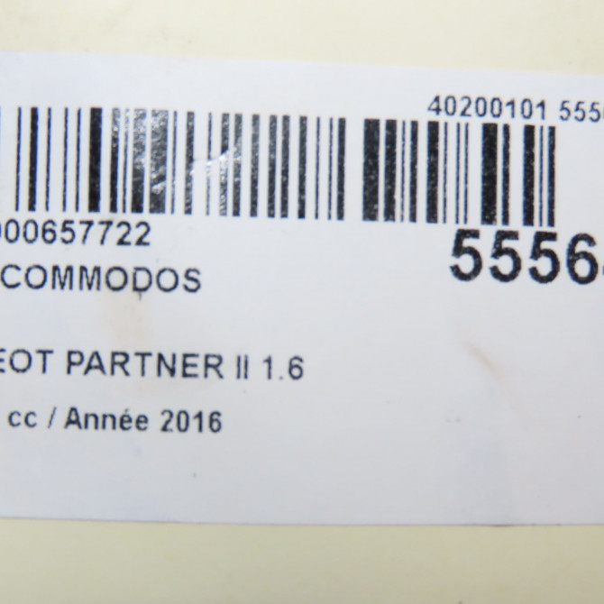 Bloc commodos occasion PEUGEOT PARTNER II Phase 3 04-2015->... 1.6 BlueHDI 100ch 98200129XT 8
