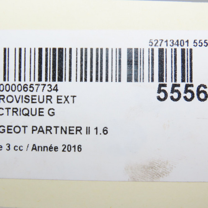 Retroviseur exterieur electrique gauche occasion PEUGEOT PARTNER II Phase 3 04-2015->... 1.6 BlueHDI 100ch 1679996280 6