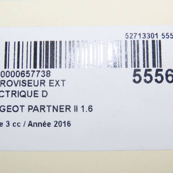 Retroviseur exterieur electrique droit occasion PEUGEOT PARTNER II Phase 3 04-2015->... 1.6 BlueHDI 100ch 1679996380 6
