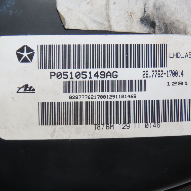 Servo-frein occasion JEEP 146 Phase 1 04-1995->04-1999 2.2 CRD 136ch 4