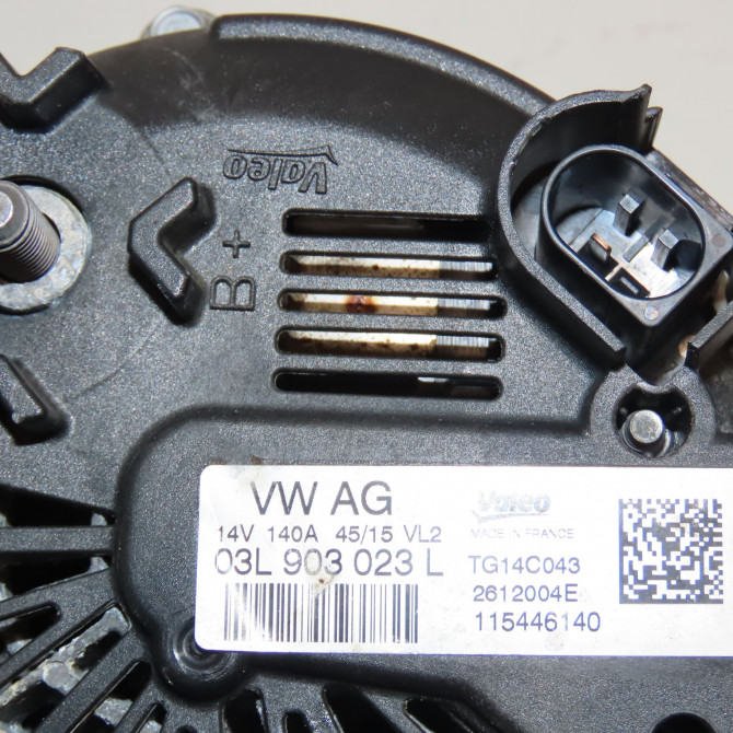 Alternateur occasion VOLKSWAGEN TIGUAN I TIGUAN I Phase 2 2011-04-01->2016-12-31 2.0 TDI 140ch 4L903024S 5