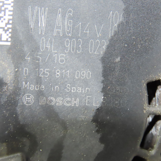 Alternateur occasion VOLKSWAGEN TOURAN III Phase 1 06-2015->... 4L903021K 6