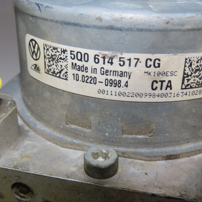 Unité hydraulique ABS occasion VOLKSWAGEN TOURAN III Phase 1 06-2015->... 5Q0614517FLBEF 4