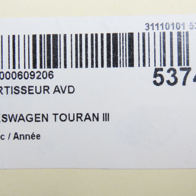 Amortisseur avant droit occasion VOLKSWAGEN TOURAN III Phase 1 06-2015->... 5QA413031AH 7