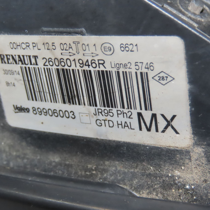 Phare gauche occasion RENAULT SCENIC III Phase 3 04-2013->... 1.6Dci 130ch 260605628R 5
