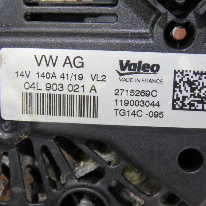 Alternateur occasion VOLKSWAGEN 146 Phase 1 04-1995->04-1999 2.0 TDI 177ch 4L903024S 6