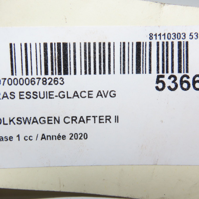 Bras essuie-glace avant gauche occasion VOLKSWAGEN 146 Phase 1 04-1995->04-1999 2.0 TDI 177ch 7C1955409A 4