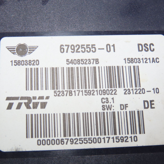 Unité hydraulique ABS occasion MINI MINI II Phase 1 09-2006->12-2010 1.6 D 110ch 34516798847 4