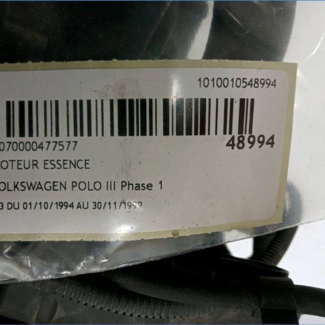 Moteur essence occasion VOLKSWAGEN POLO III Phase 1 10-1994->11-1999 1.3 30100098CX 6