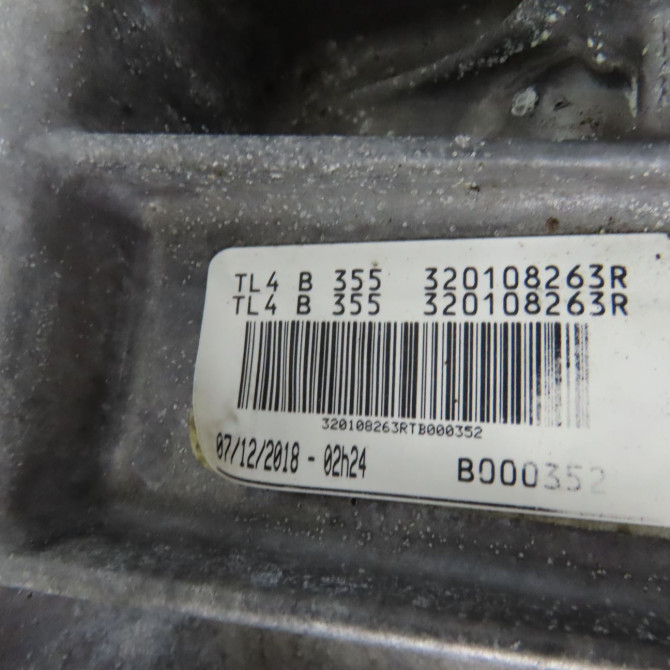 Boîte à vitesse mecanique occasion DACIA DUSTER Phase 2 09-2013->... 320105198R 5