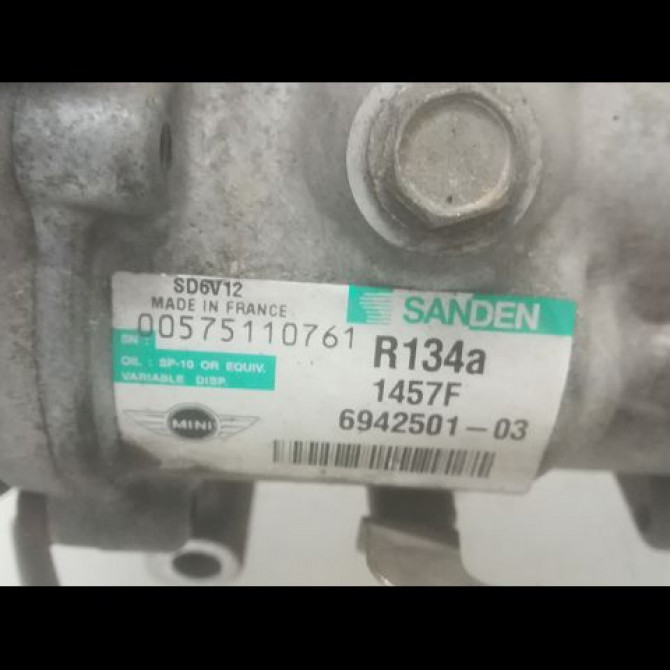 Compresseur air conditionne occasion MINI MINI II Phase 1 09-2006->12-2010 1.6i 16v 120ch 64529223392 4
