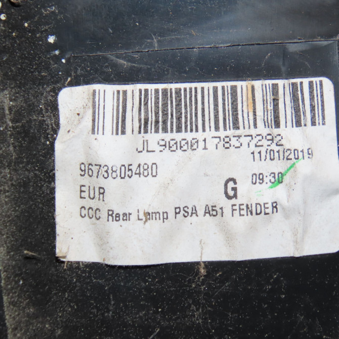 Feu arrière gauche occasion  6350KQ 4