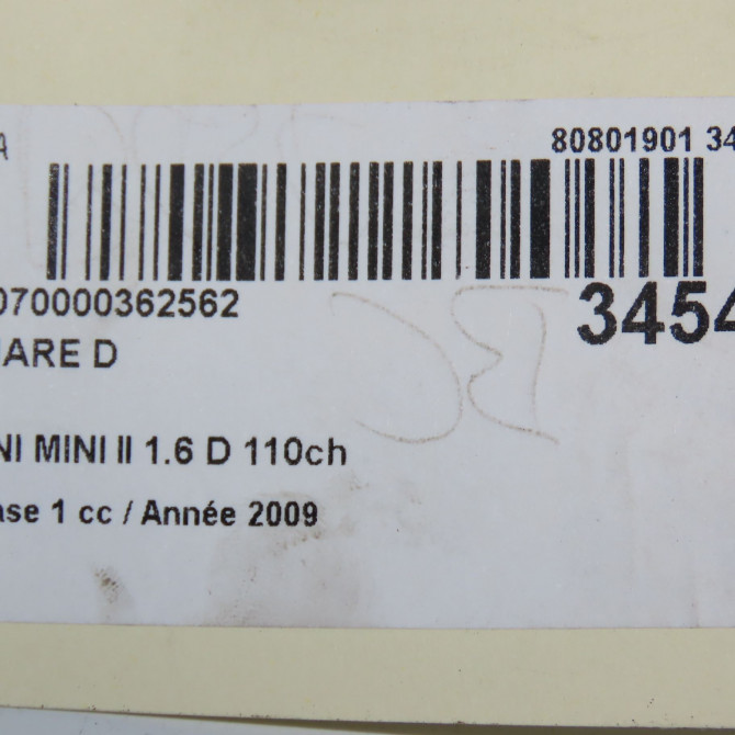 Phare droit occasion MINI MINI II Phase 1 09-2006->12-2010 1.6 D 110ch 63122751264 6