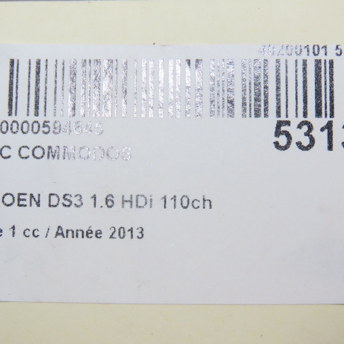 Bloc commodos occasion CITROEN DS3 Phase 1 11-2009->03-2014 1.6 HDi 110ch 96773883ZD 7