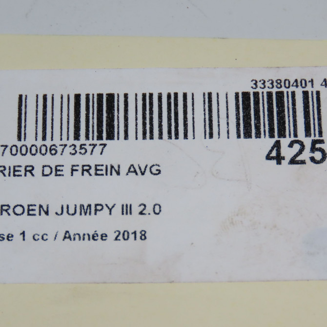 Etrier de frein avant gauche occasion CITROEN 146 Phase 1 04-1995->04-1999 2.0 BLUEHDI 180ch 1613260080 7