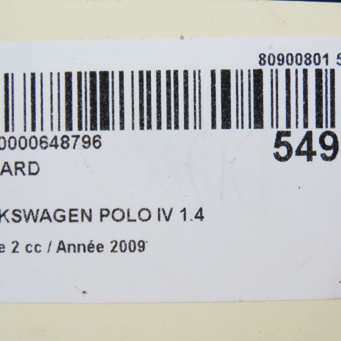 Feu arrière droit occasion VOLKSWAGEN POLO IV Phase 2 05-2005->09-2009 1.4 TDI 70ch 6Q6945096AB 5