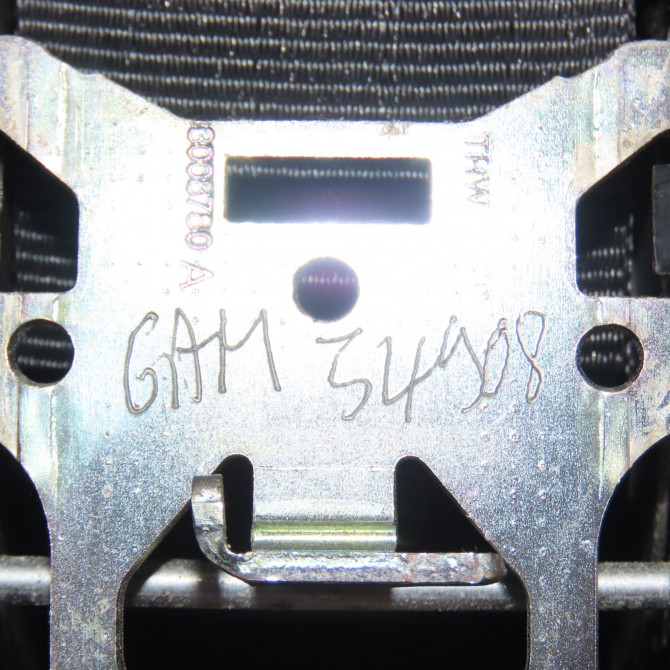 Ceinture arrière gauche occasion VOLKSWAGEN POLO IV Phase 2 05-2005->09-2009 1.4 TDI 70ch 6Q0857805ARAA 4