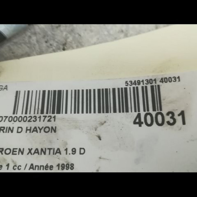 Verin droit hayon occasion CITROEN XANTIA Phase 1 03-1993->06-1998 1.9 D 8731C2 2