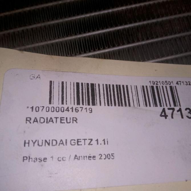 Radiateur occasion HYUNDAI GETZ Phase 1 09-2002->11-2005 1.1i 253101C200 4
