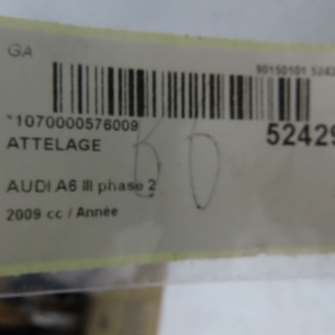 Attelage occasion AUDI A6 III phase 2 10-2008->12-2010 5
