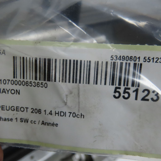 Hayon occasion PEUGEOT 206 206 phase 1 SW 2002-06-01->2006-12-31 1.4 HDI 70ch 8701R3 6