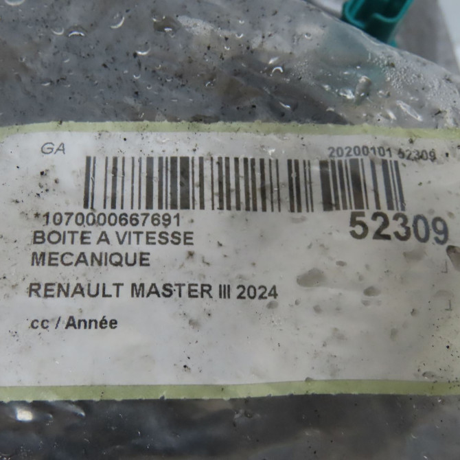 Boîte à vitesse mecanique occasion MASTER III 8201751154 6