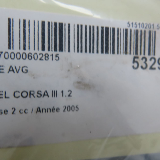 Aile avant gauche occasion OPEL CORSA III Phase 2 08-2003->09-2006 1.2 TWINPORT 80ch 9196448 6