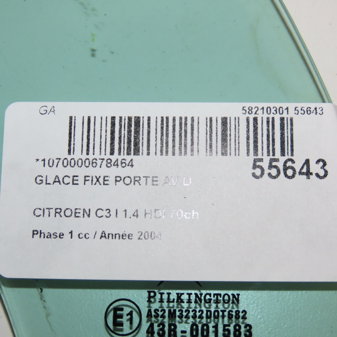 occasion CITROEN C3 I Phase 1 04-2002->10-2005 1.4 HDI 70ch 9202A1 3